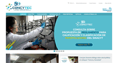 Desktop Screenshot of portal.concytec.gob.pe